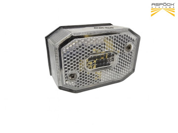 Aspock Flexipoint I White Front Marker Light