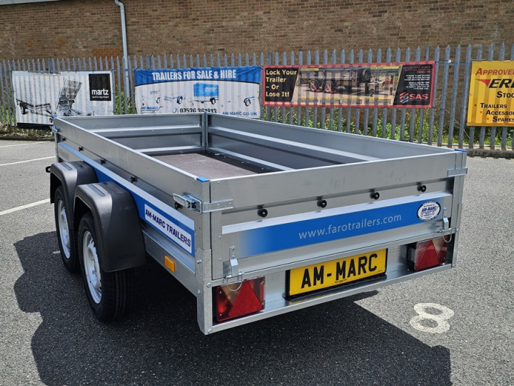 Car trailer Faro Solidus Twin Axle 263x125cm 